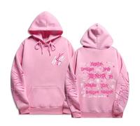 Satdflie Stray Kids Unisex Hoodies Printed Sweatshirt for Men Women Long Sleeves Casual Pullover Warm Cozy Hooded Tops, for Fans Christmas, Color/2, M Pink