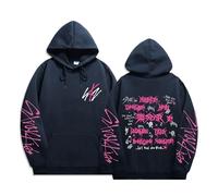 Satdflie Stray Kids Unisex Hoodies Printed Sweatshirt for Men Women Long Sleeves Casual Pullover Warm Cozy Hooded Tops, for Fans Christmas, Color/6, S