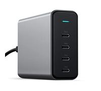 SATECHI 165W USB C 4-Port GaN Charging Station, 4 USB-C PD, Laptop Charger, for MacBook Air & Pro M4 M3, iPad Air & Pro M4 M3, iPad 11th gen, iPad mini, iPhone 17/16/15 Galaxy S25, Windows