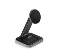 SATECHI 2-in-1 Qi2 Wireless Charger, 15 W Magnetic Charging