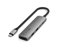 Satechi ST-P4SM interface hub USB Type-C 10000 Mbit/s Grey