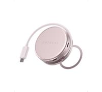SATECHI 5-in-1 OntheGo™ Magnetic USB-C Hub, 60 W PD, 4K HDMI, Blush
