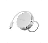 SATECHI 5-in-1 OntheGo™ Magnetic USB-C Hub, 60 W PD, 4K HDMI, Silver