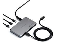 SATECHI 5-in-1 Thunderbolt 4 Slim Hub Docking Station with 8K or Dual 4K Display, 60W PD Charging, Three Thunderbolt 4 Downstream Ports and USB 3.2 Gen 2 - for MacBook Air & Pro, Laptop, PC and More