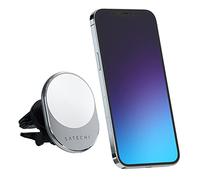 SATECHI 7.5 W Magnetic Qi Car Charger, Air Vent Mount | Supports 7.5 W Qi wireless charging, USB-C, for iPhone 12-16 with a MagSafe-compatible case