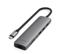 Satechi ST-P7SM interface hub USB Type-C 10000 Mbit/s Grey