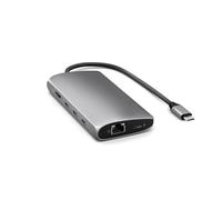 Satechi ST-P8KEM laptop dock/port replicator Wired USB 3.2 Gen 1 (3.1 Gen 1) Type-C Grey