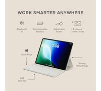 Satechi Aluminium C1 Wired USB C Mouse and OntheGo Bluetooth Keyboard (US QWERTY Layout with No £ Sign) Bundle