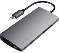 Satechi Aluminium Multiport Adapter V2 6-port USB-C Connection Hub - Space Grey
