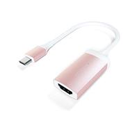 Satechi Aluminium Type-C HDMI Adaptor 4K (60Hz) - for M2/ M1 MacBook Pro/Air, M2/ M1 iPad Pro/Air, M2 Mac Mini, iMac M1 (Rose Gold)