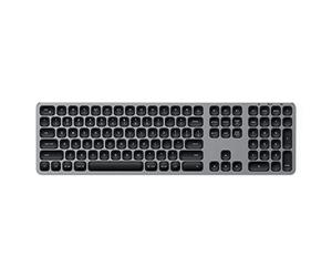 Satechi Aluminium Wireless Bluetooth Keyboard with Numeric Keypad - Multi-Device for MacBook Air & Pro M5 M4 M3, iPad Air & Pro, Mac Mini, iMac ( - )