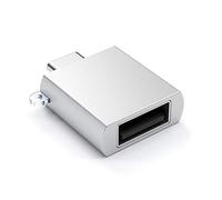 Satechi Aluminum Type-C Male to USB 3.0 Female High-Speed Adapter Converter Connector for 2016/2017 MacBook Pro, 2015/2016/2017 MacBook, Chromebook and other USB-C devices (Silver)