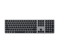 Satechi Aluminum Wireless Keyboard with Numeric Keypad - for MacBook Pro, MacBook Air, iPad Pro/Air, iMac and More (US-QWERTY LAYOUT)