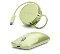 Satechi Bundle Slim EX Wireless Mouse and OntheGo 5-in-1 USB-C Hub (Citrus) Bundle
