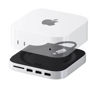 Satechi Docking station for Mac Mini 2024 with USB C HUB and SSD storage, Silver