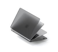 SATECHI Eco Hardshell Case Compatible with MacBook Air 13-inch (M2 2022, M3 2024, M4 2025), Slim & Lightweight, Hub-Friendly Design, Dark