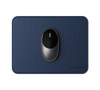 Satechi Eco-Leather Mouse Pad 9.8" x 7.5" - Safe for Lacquered & Varnished Wooden Surfaces (Blue)