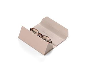 Satechi FindAll Smart Glasses Case with Find My, Foldable & Portable, Wireless Rechargeable, Left-Behind Alerts, Loud Audible Chime, Compatible with Most Glasses & XR/AR Glasses - Desert Rose