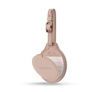 SATECHI FindAll Smart Luggage Tag with Find My, TSA-Friendly, Airport Tracking, Left-Behind Alerts, Loud Audible Chime, Wireless Rechargeable, Works with iPhone, iPad, Mac - Desert Rose