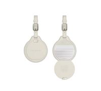 SATECHI FindAll Smart Luggage Tag with Find My, TSA-Friendly, Airport Tracking, Left-Behind Alerts, Loud Audible Chime, Wireless Rechargeable, Works with iPhone, iPad, Mac - Sand