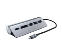 Satechi Hub USB 5Gbps with SD Card/Micro SD Card Readers, Dark Grey