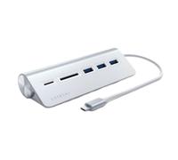 Satechi Hub USB 5Gbps with SD Card/Micro SD Card Readers, Silver
