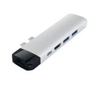 Satechi Hub USB Aluminum with Ethernet and HDMI 4K, Silver