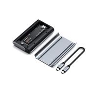 SATECHI M.2 Enclosure - USB4 NVMe SSD Pro Enclosure, 40Gbps, up to 16TB, Aluminum Enclosure with Silicone Pin, Polycarbonate Casing, USAP SSD Trim for Sizes 2280/2260/2242/2230mm (SSD Not Included)