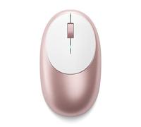 Satechi M1. Form factor: Ambidextrous. Movement detection technology: Optical Device interface: Bluetooth Buttons type: Pressed buttons Buttons quantity: 3 Scroll type: Wheel. Power source: Batteries.