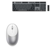 Satechi M1 Wireless Bluetooth Mouse and Satechi SM3 Mechanical Keyboard (US QWERTY Layout with No £ Sign) Bundle