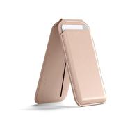 Satechi Magnetic Magsafe Wallet, Double Flap Stand Card Holder, 4 Slots with Front NFC Pass-Through, Adjustable Phone Attachment for iPhone 17, 16, 15 to 12, Travel Accessory, Desert Rose