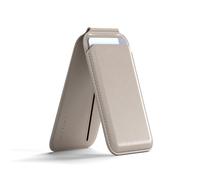 Satechi Magnetic MagSafe Wallet, Double Flap Stand Card Holder, 4 Slots with Front NFC Pass-Through, Adjustable Phone Attachment for iPhone 17/16/15/14/13/12, Travel Accessory - Taupe