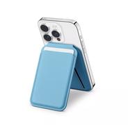 Satechi Magnetic Magsafe Wallet Series Double Flap Stand iPhone Wallet Blue