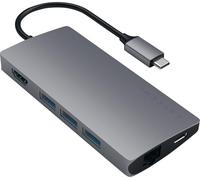 SATECHI Multiport Adapter 4K V2 6-port USB-C Connection Hub - Space Grey