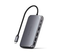 Satechi Multiport USB-C Hub 85W Power Delivery Dual 4K HDMI Display, Grey