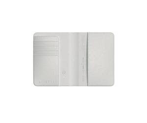 Satechi Passport Holder with Find My Tracking, 4-Slot Card Wallet, Sand