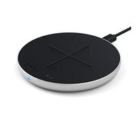 SATECHI Qi-Certified Aluminum Type-C PD & QC Wireless Charger - Up to 7.5W/10W - Compatible with iPhone 14/14 Plus, iPhone 13 Pro Max/13 Pro/13 Mini/13 - Adapter Sold Separately (Silver)