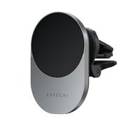 SATECHI Qi2 Wireless Car Charger, Travel Friendly Car Phone Mount Charger for Air Vents, 15W Fast Chargers, for iPhone 17, 16, 15 to 12 Series