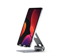 Satechi R1 Foldable Aluminium Tablet Stand, up to 13 Inches, Grey | Universal compatibility with tablets and smartphones, non-slip aluminium design for office and travel