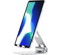 Satechi R1 Multi-Angle Foldable Tablet Stand - Compatible with iPad Pro M2/ M1/ Air M1, iPad Mini, iPhones 16/15/14/13/12 and More (Silver)