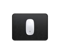 Satechi Synthetic Material (PU) Mouse Pad - Ergonomic Mousemat, Reversible, Scratch and Water Resistant, Easy to Clean - Desk Mouse Pad for Office and Home, 9.8” x 7.5” x 0.14” - Black
