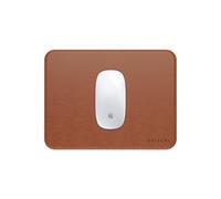 Satechi Synthetic Material (PU) Mouse Pad - Ergonomic Mousemat, Reversible, Scratch and Water Resistant, Easy to Clean - Desk Mouse Pad for Office and Home, 9.8” x 7.5” x 0.14” - Brown
