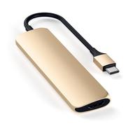 Satechi Type-C USB Passthrough HDMI Hub silver