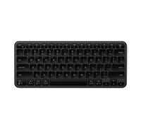 Satechi Slim EX1 Bluetooth Keyboard, US QWERTY, Rechargeable, Space Black | US QWERTY layout (English, US), up to 5 weeks battery life, multi-device Bluetooth, 2.4 GHz, USB-C rechargeable, for MacBook