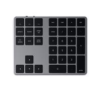 Satechi Slim Wireless Bluetooth Numeric Keypad, 34 Keys, Space Grey