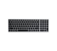 Satechi Slim X2 Wireless Bluetooth Keyboard, Backlit Keyboard with Numeric Keypad, Multi-Device for MacBook Air & Pro M4 M3, iPad Air & Pro M4 M3, Mac Mini, iMac - Space Grey (US-QWERTY LAYOUT)