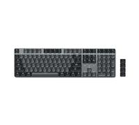 Satechi SM3 Mechanical Keyboard, 108 Keys Full Size with White LED Backlit and Numeric Keypad, Wired and Bluetooth Keyboard for Mac and Windows - Dark Grey/Grey (US-QWERTY LAYOUT)