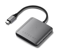 Satechi ST-H4CPDM interface hub USB Type-C 10000 Mbit/s Grey