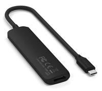 SATECHI USB C Hub 4-in-1 Slim Plus, Multiport Adapter with 4K HDMI, 100W USB-C PD Charging, 2 USB-A Ports, For MacBook, Windows and USB Type-C Devices - Black