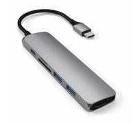 Satechi ST-SCMA2M laptop dock/port replicator USB 3.2 Gen 1 (3.1 Gen 1) Type-C Silver